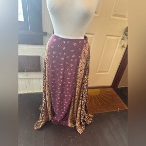 Free People Floral Maxi Skirt